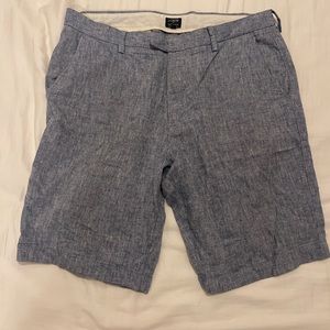 Jcrew linenshorts in blue